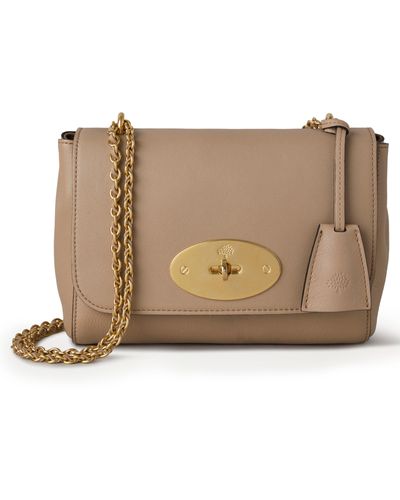 Mulberry Lily Silky Calfskin Leather Shoulder Bag - Brown