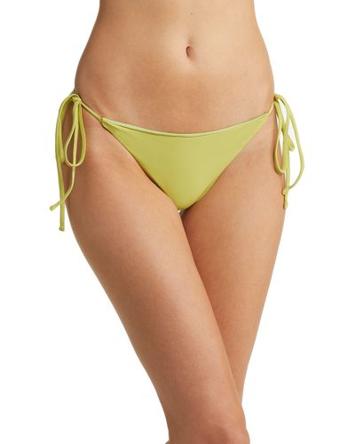 House Of Cb Santorini Side Tie Bikini Bottoms - Green