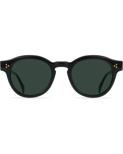 Raen Zelti 49mm Polarized Small Round Sunglasses - Green