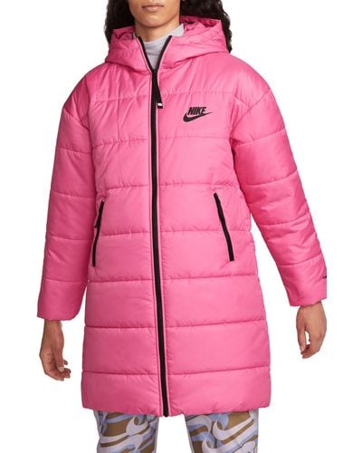 Nike Therma-fit Repel Quilted Parka - Pink