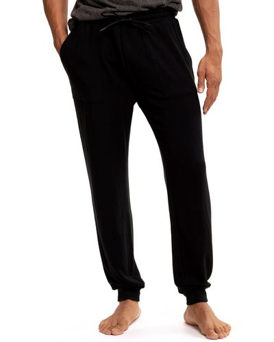 Threads For Thought Pierce Patch Pocket French Terry sweatpants - Black