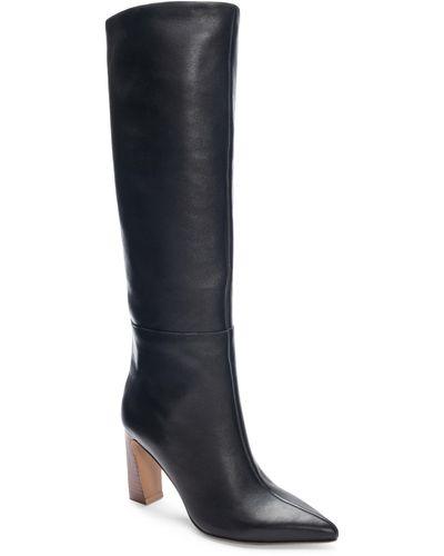 Chinese Laundry Brinna Faux Suede Round Toe Knee high Boots in