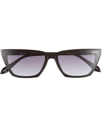 Quay Bad Habit 65mm Oversize Cat Eye Sunglasses - Multicolor
