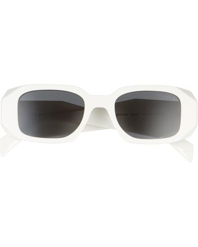 Prada Runway 49mm Rectangular Sunglasses - Multicolor