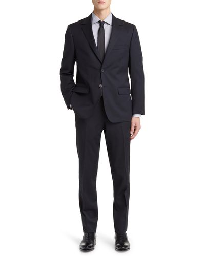 Daniel Hechter Norris Solid Wool Suit - Black