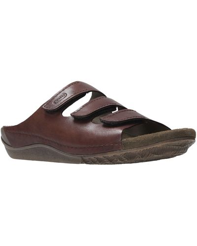 Wolky Nomad Slide Sandal - Brown