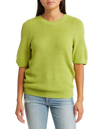 Vero Moda Liralea Crewneck Sweater - Green