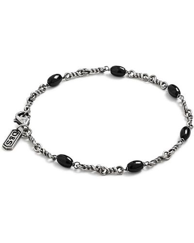 Degs & Sal Twisted Cable Chain Bracelet - Black