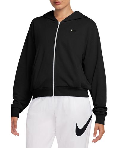 Nike Sportswear Chill French Terry Full Zip Hooded Jacket - Black