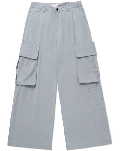 Honor The Gift Wide Leg Cargo Pants - Blue