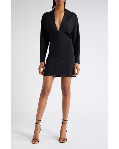 MOTHER OF ALL Nora Juliet Sleeve Party Dress - Black