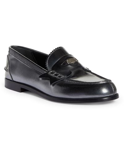 Christian Louboutin Airbrush Penny Loafer - Black