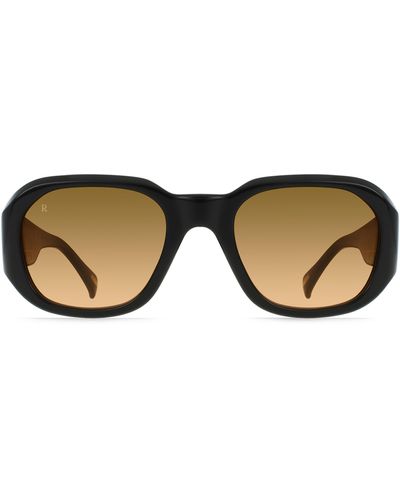 Raen Zouk Gradient Polarized Square Sunglasses - Natural