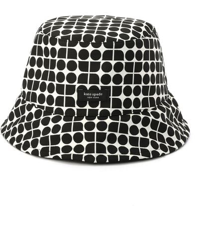 Kate Spade Noel Reversible Bucket Hat - Black
