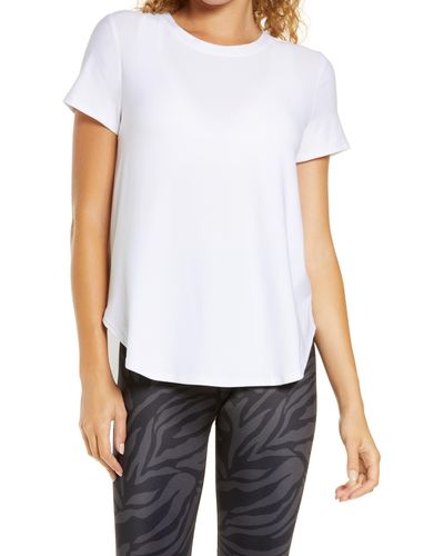 Beyond Yoga On The Down Low T-shirt - White