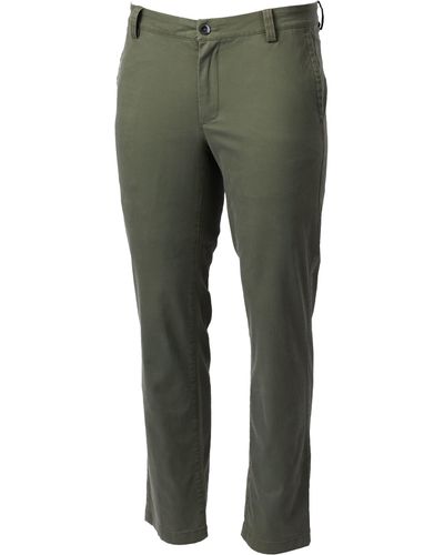 Cutter & Buck Voyager Classic Fit Stretch Cotton Chinos - Green