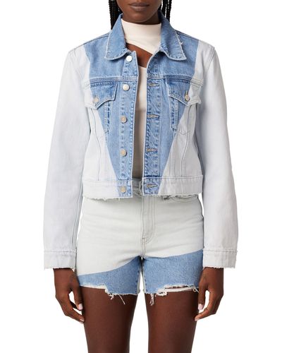 Hudson Jeans Gia Classic Trucker Denim Jacket - Blue