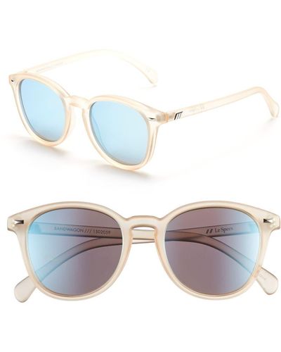 Le Specs Bandwagon 51mm Sunglasses - White