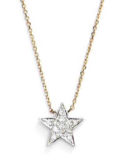 Dana Rebecca 'julianne Himiko' Diamond Star Pendant Necklace - Metallic