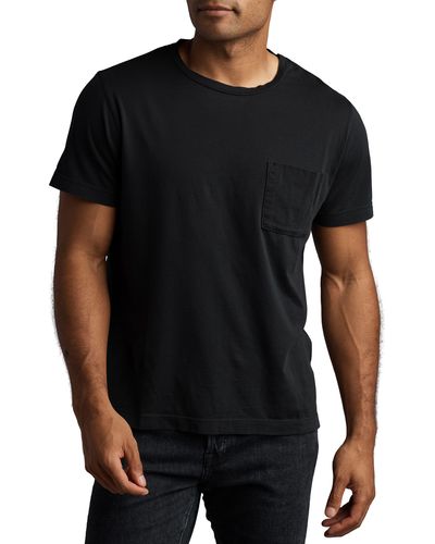 Rowan Asher Cotton Pocket T-shirt - Black
