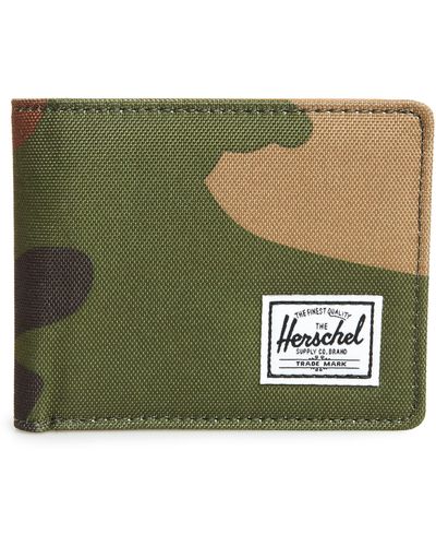 Herschel Supply Co. Hank Rfid Bifold Wallet - Green