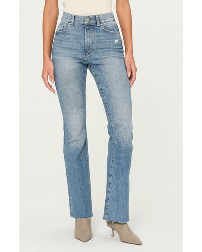 DL1961 Bridget High Waist Bootcut Jeans - Blue