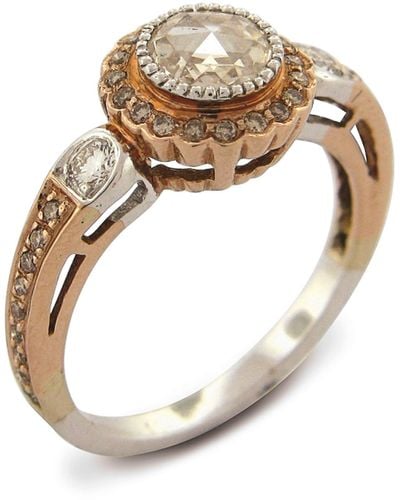 Sethi Couture True Romance Champagne Diamond Ring - Metallic