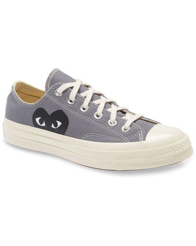 COMME DES GARÇONS PLAY X Converse Gender Inclusive Chuck Taylor® All Star® Hidden Heart Low Top Sneaker - White