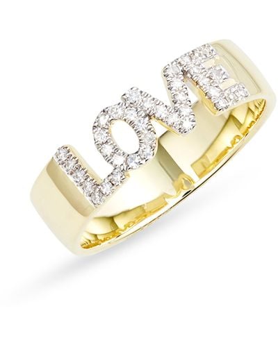 Meira T Love Band Ring - White