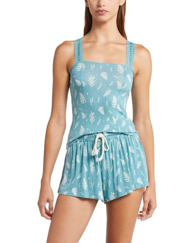 Honeydew Intimates Summer Nights Short Pajamas - Blue