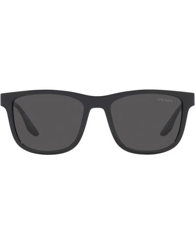 Prada Prada 54mm Square Sunglasses - Black