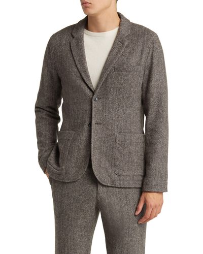 Rails Thomas Wool Blend Tweed Sport Coat - Gray