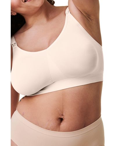 Bravado Designs Body Silk Seamless Recycled Nylon Blend Wireless Maternity/nursing Bra - Natural