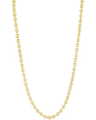 Bony Levy 14k Gold Ball Chain Necklace - Blue
