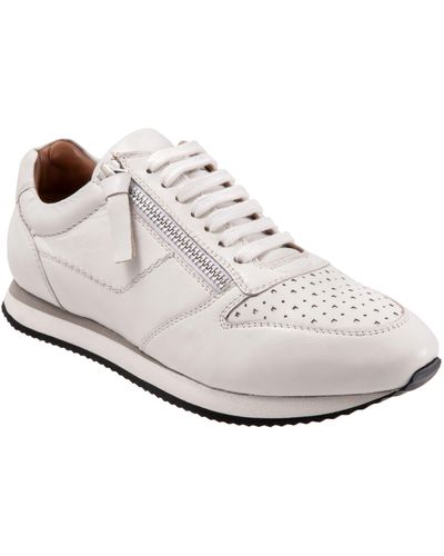 Trotters Infinity Leather Sneaker - White