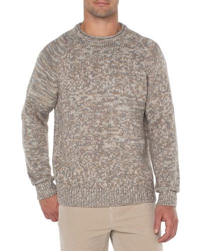Liverpool Los Angeles Raglan Sleeve Sweater - Gray