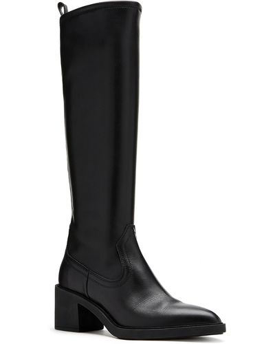 La Canadienne Paton Waterproof Pointed Toe Knee High Boot - Black