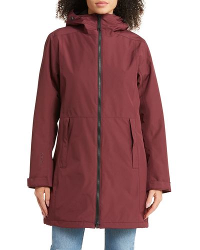 Helly Hansen Lisburn Waterproof Insulated Raincoat - Red