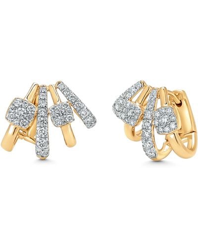 Sara Weinstock Adira Diamond Ear Cuffs - White