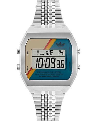 adidas Digital Two Bracelet Watch - Gray