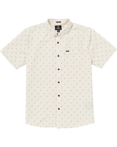Volcom Stone Marcos Short Sleeve Button-up Shirt - White