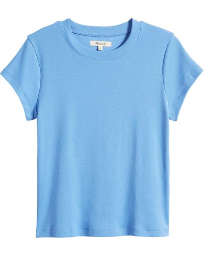 Madewell Supima Cotton Rib T-shirt - Blue
