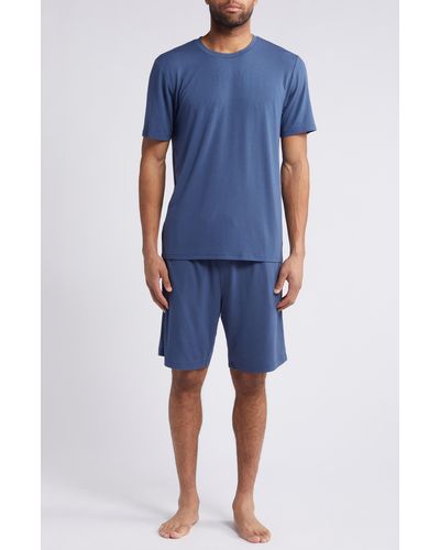 Nordstrom Cooling Short Pajamas - Blue