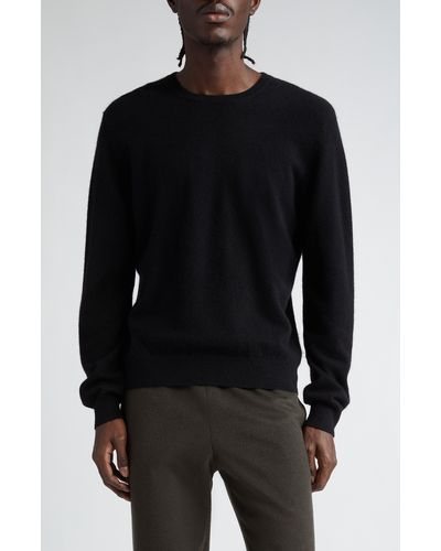 Frenckenberger Mini Crewneck Cashmere Sweater - Black