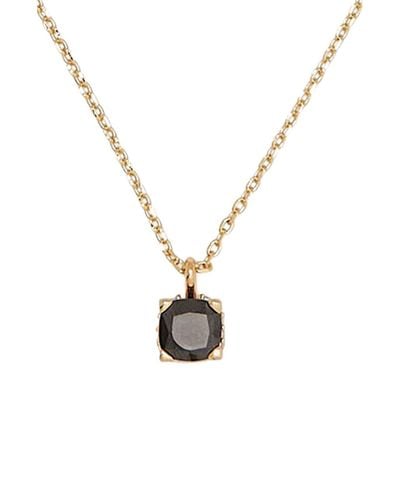 Kate Spade Little Luxuries Cubic Zirconia Pendant Necklace - Metallic