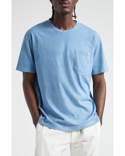 De Bonne Facture Oversize Cotton T-shirt - Blue