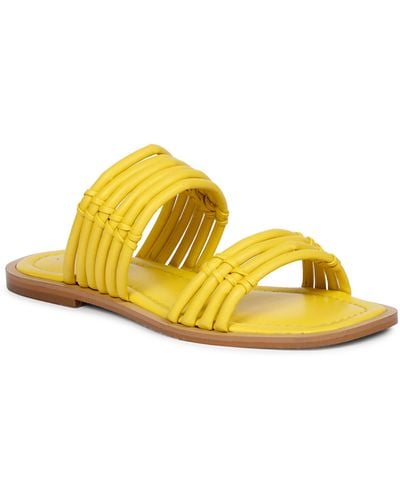 Saint G. Zoya Slide Sandal - Yellow