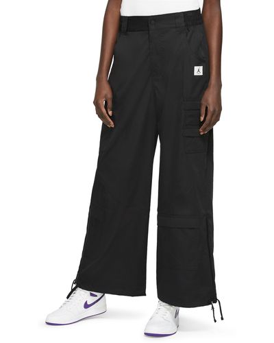 Nike Chicago Wide Leg Cargo Pants - Black