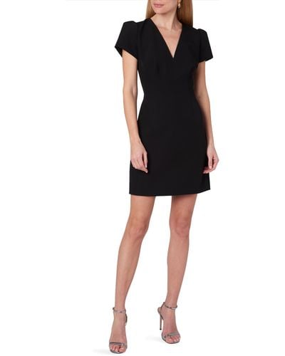 MILLY Atalie Cady A-line Dress - Black