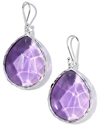 Ippolita Large Rock Candy Amethyst Drop Earrings - Purple